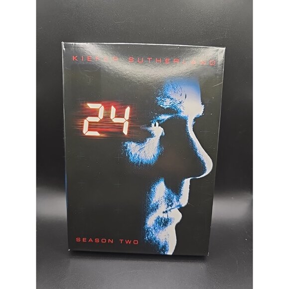 24 Season 2 DVD 2004 7-Disc Set  Kiefer Sutherland TV Show COMPLETE - Picture 1 of 3